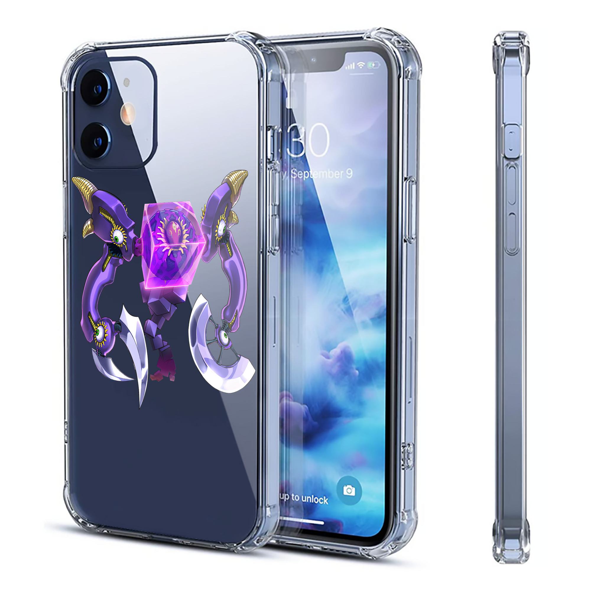 （画像用） 遊☆戯☆王 Yu-Gi-Oh! 【iPhone 12シリーズ対応】透明スマホケース（クリアソフトケース）
